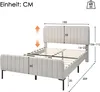 okwish Polsterbett Doppelbett 180 x 200 cm, Bettgestell mit Produktbild-Vorschau 5