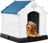 GOPLUS Hundehütte aus Kunststoff, Zwinger für Drinnen und Produktbild-Vorschau 1