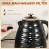 HOMCOM Wasserkocher 1,7 L, 2200W, Kabellos, BPA-Frei mit Produktbild-Vorschau 7