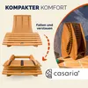 CASARIA® 2x Sonnenliege Klappbar Wetterfest Holz 160kg Produktbild-Vorschau 8