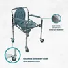 Toilettenstuhl mit rollen Mobiclinic Muelle für Ältere und Produktbild-Vorschau 4