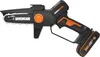 WORX Wg325e 20V Akku-Kettensäge, 12 cm Führungsschiene Produktbild-Vorschau 1