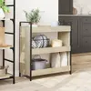 vidaXL Küchenwagen Sonoma-Eiche 70x30x82 cm Holzwerkstoff Produktbild-Vorschau 3
