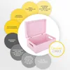 Creative Deco Rosa Große Holzkiste Aufbewahrungsbox  | 30 x Produktbild-Vorschau 6
