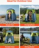 SucceBuy Duschzelt mit 1 Raum & Duschsack, Toilettenzelt Produktbild-Vorschau 6