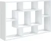 vidaXL Wandregal Weiß 85x16x52,5 cm Holzwerkstoff Produktbild-Vorschau 1