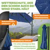 KESSER® Sonnenschirm Ampelschirm SUN Ø330cm, 7-fach Produktbild-Vorschau 7