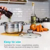Kochtopfset 10-teilig – Edelstahl – Induktion – Glasdeckel Produktbild-Vorschau 4