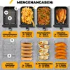 Stillstern Dual Zone Heißluftfritteuse 8L (für 1-8 Pers), Produktbild-Vorschau 7