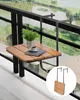 VEVOR balkónový stôl 595 x 400 mm skladací vonkajšie Náhľad obrázku produktu 1