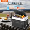 A portable cooler filled with drinks and food, set up outdoors with a scenic view in the background. Náhled obrázku produktu