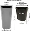 Hochkübel Lilia  ø 30 cm / H=57 cm - anthrazit Produktbild-Vorschau 2