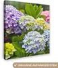 MuchoWow® - Leinwandbilder - Verschiedene Hortensienblüten, Produktbild-Vorschau 1