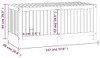 vidaXL Zahradní truhla 147x68x64 cm borovicový masiv Náhled obrázku produktu 6
