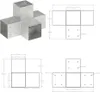 vidaXL Post Connector X-Form Pozinkovaný kov 101 x 101 mm Náhľad obrázku produktu 6