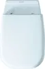 A white toilet seat lid is shown from a top-down perspective against a white background. Produktbild-Vorschau