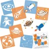 Sagome da colorare per bambini, set da 8 pezzi 15x15 cm, Anteprima dell’immagine prodotto 1