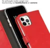 Selencia Genuine Leather Bookcase dla Apple iPhone 12 (Pro) Podgląd zdjęcia produktu 4
