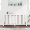 vidaXL Kryt radiátoru bílý 169x19x84 cm Borovicový masiv Náhled obrázku produktu 3