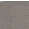 Sessel mit Hocker Taupe 60 cm Stoff Produktbild-Vorschau 6