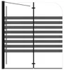 vidaXL Sprchový kout 120x68x130 cm Tvrzené sklo pruhované Náhled obrázku produktu 4