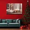 Leinwandbild  Weihnachtsdekoration 90x60 Feeby Beige bild Produktbild-Vorschau 2