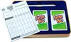 A Skip-Bo Deluxe game set in a metal tin, including a score pad and two decks of cards. Produktbild-Vorschau