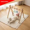 Houten babygym met standaard en 4 ophangringen, afmetingen Productafbeelding-voorbeeld 10