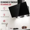 Hotte aspirante sans cadre LEVIVO A+++ 60 cm en mode Voir les images du produit 3