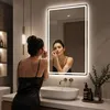 LED koupelnové zrcadlo 50 × 70 cm, dotykové, stmívatelné, 3 Náhled obrázku produktu 8
