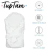 TupTam Unisex Baby Einschlagdecke mit Schleife, Farbe: Produktbild-Vorschau 3