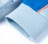 vidaXL Felpa per bambini blu e azzurro 104 Anteprima dell’immagine prodotto 5