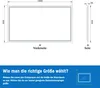 Badspigel mit Knopfschalter 140×80cm Kalt/Neutral/Warmweiß Produktbild-Vorschau 7