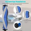 A close-up of a vacuum cleaner brush roll with inset images highlighting its features and materials. Produktbild-Vorschau