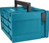 Makita MAKSTOR 3.6, Kasten für Kleinteile, Schwarz, Blau, Produktbild-Vorschau 6