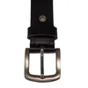 Herren Echtleder Gürtel aus Büffelleder – Schwarz | 38mm Produktbild-Vorschau 3