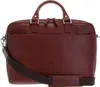 A brown leather briefcase is shown against a white background. Produktbild-Vorschau