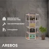 AREBOS regał narożny regał do dużych obciążeń 180 x 70 x 70 Podgląd zdjęcia produktu 5