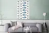 MuchoWow® Poster Fisch - Muster - Blau 80x120 cm - Produktbild-Vorschau 5