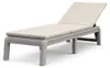 Chaise longue Keter Atlas couleur cappuccino avec coussin Voir les images du produit 1
