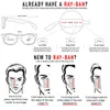 Ray-Ban RB3016 Clubmaster zonnebril, zwart-goud, met G-15 Productafbeelding-voorbeeld 12
