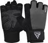 RDX Sports Gants Fitness W1 - Avec bouts de doigts ouverts Voir les images du produit 1