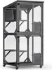 Wiltec Enclos extérieur pour chats – 74 x 78 x 180 cm – sur Voir les images du produit 1