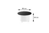 Design Couchtisch HSL-111 rund Hochglanz Wohnzimmer Tisch Produktbild-Vorschau 2