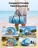 VEVOR Abri de plage Protection solaire pour 6 personnes, Voir les images du produit 6