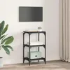 vidaXL Regał w kolorze czarnego dębu 40 x 33 x 70,5 cm Podgląd zdjęcia produktu 4