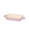 Padella Riess 26x17cm smalto rosa pastello Anteprima dell’immagine prodotto 2