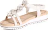 topschuhe24 2802 Damen Riemchen Sandalen Keilabsatz Produktbild-Vorschau 2