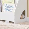 SoBuy Detský regál Montessori so 4 otvorenými priehradkami Náhľad obrázku produktu 4