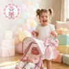 Puppenwagen Klappbar – Rosa Spielzeug-Buggy mit Sonnendach Produktbild-Vorschau 11